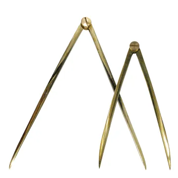 IMPA 371011-13 Brass Chart Room Compasses and Marine Brass Chart Divider: Nautical Navigation Tools