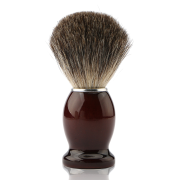 Custom Wooden Handle Badger Hair Shaving Brush for Professional Salon Use