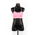 Ladies backless sports bra top