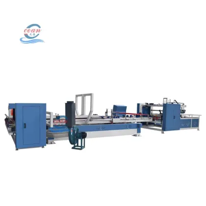 High Speed Box Folding Gluing Machine - Automated Corrugated Box Forming Equipment