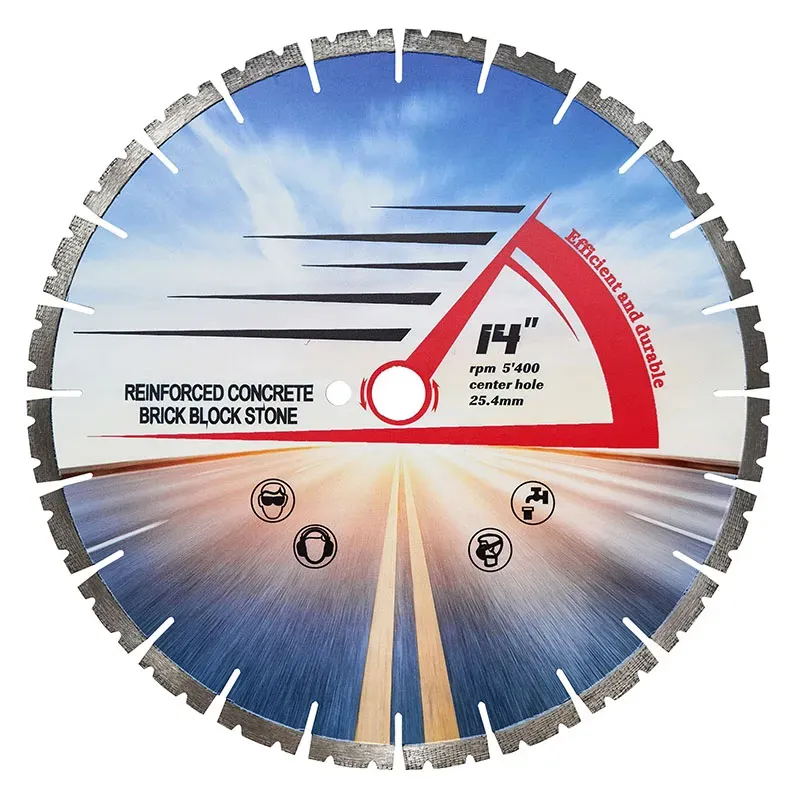 Laser-Welded Diamond Saw Blades for Concrete Cutting