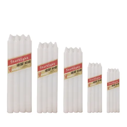 50g White Big Candle Long pillar White Candles