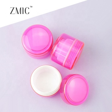 30g Pink Plastic Cosmetic Packaging: Face Cream Jars & Mini Eye Cream Containers