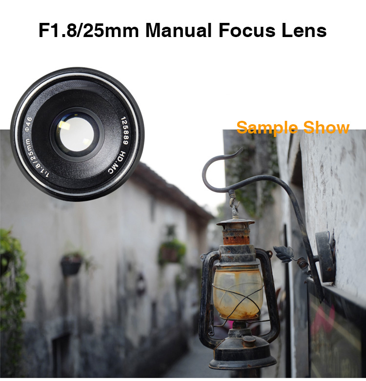 f1.8/25mm lens