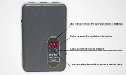 LED display ac automatic transpo voltage regulator