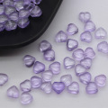 Perles de coeur en verre de la lampe de 6 mm