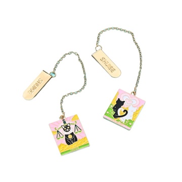 Kawaii Cartoon Cat Metal Bookmarks - 4 Styles
