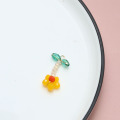 10pcs Glass Charms Fruit Pendant