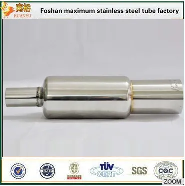409 430 grade stainless steel pipe exhaust
