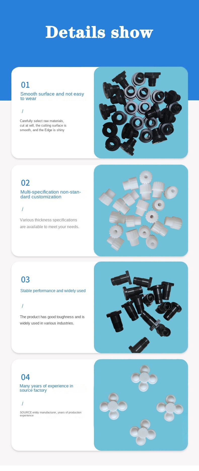 Nylon CNC machining parts1