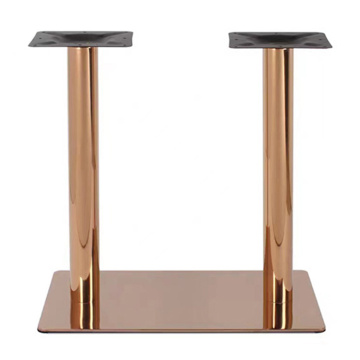 Rose Gold Stainless Steel Dining Round Bar Table Bases
