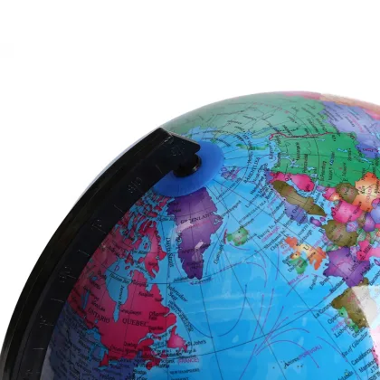 BSCI Factory 6 Inch Rotating PVC Globe World Map - Plastic Globe