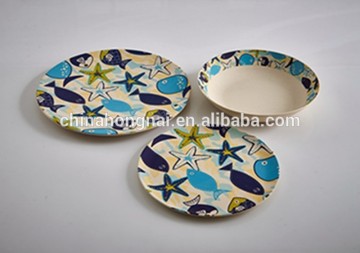 popular design Bamboo fiber plate