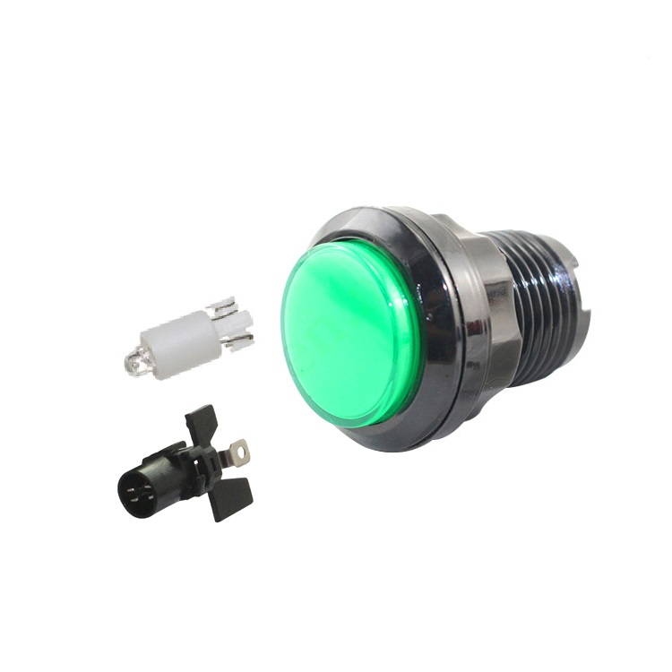 33mm RGB LED 아케이드 마이크로 푸시 버튼