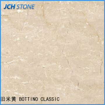 Bodengestaltung Schale beige Marmorfliesen