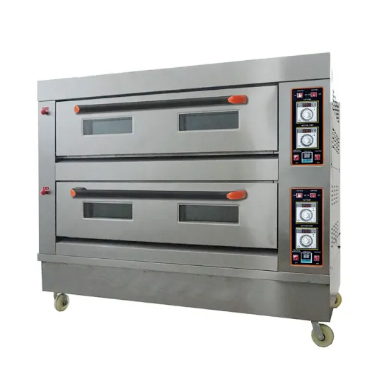 China Commercial Gas Deck Oven: 2 Decks, 6 Trays Bakery Machine Equipment for Baking Bread and Cakes