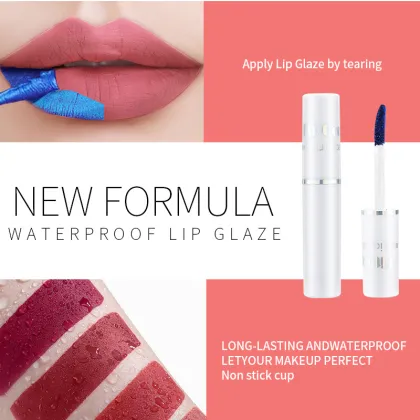 4 Colors Tattoo Magic Lip Tint - Long Lasting Waterproof Lip Gloss & Stain