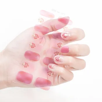 Wholesale Wholesale Nail Tech Supplies: High-Quality, Waterproof Artificial Pure Pink False Nails for 16 Fingers - Perfect for Professionals and Girls