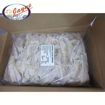Import From China High Quality Pollock Dried Salted Alaska Pollock Fish Migas Detail