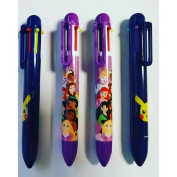 6 farver multicolor ballpoint pen