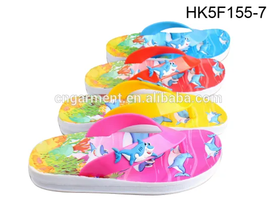 Kids plastic eva flip flop