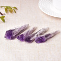 1PC Natural Amethyst Quartz Cluster Crystal Wand Point Raw Crystals Mineral Specimen Healing Stone Home Decoration Ornaments