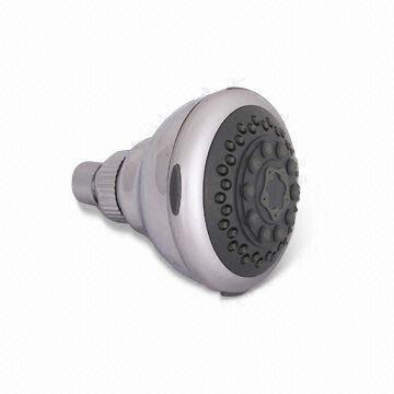 Multifunction Showerhead with Chrome-plated Finish, Made of ABS Plastic
