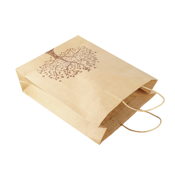 Mix Color Shopping Hand Length Kraft Paper Bag