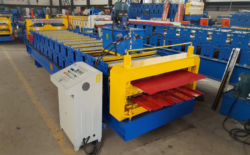 Double IBR and Corrugated Roofing Roll Forming Machine