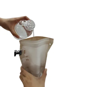 400ml coffee and tea filter brewer spout kraft paper bag