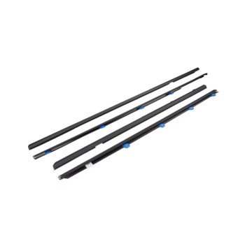 Black Chrome Car Window Trim Weatherstrip for Honda Civic 2012-2015