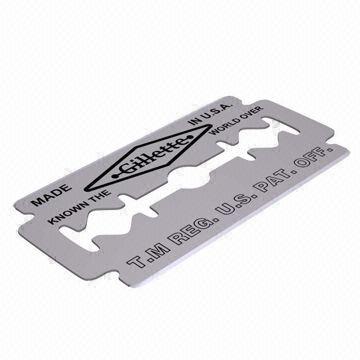 Shaving Razor Blade, Carbon Steel, Stainless Steel, Safety Razor Blade, Customized Colors Welcomed