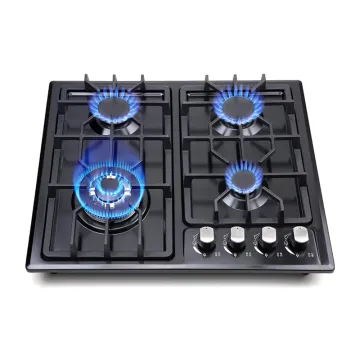 Built-in Stainless Steel Cooktop 4 Burner Gas Hob with Automatic Ignition