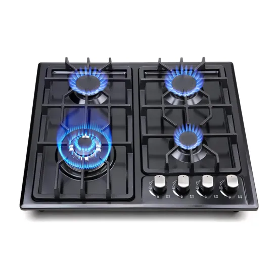 Built-in Stainless Steel Cooktop 4 Burner Gas Hob with Automatic Ignition