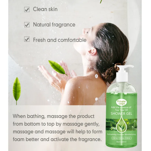 Shower gel body wash cosmetic tube packaging
