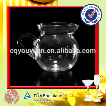 Wholesale High Transparnt Glass Coffee Cups With Glass Handle
