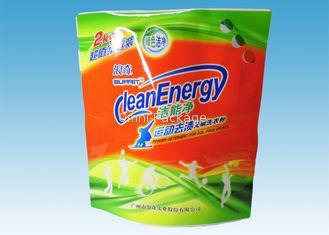 Custom Printed Stand Up Pouch , Washing Powder Bag Packagin