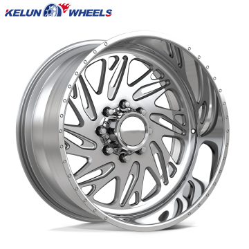 Matte Black or Bright Black Polish Forged Alloy Wheels for GMC 4x4 Off-Road 24 Inch Wheels