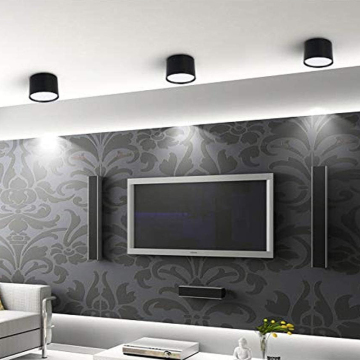 15W Round LED Downlight Spotlight - Surface Mounted Aluminum LED Light 85-265V