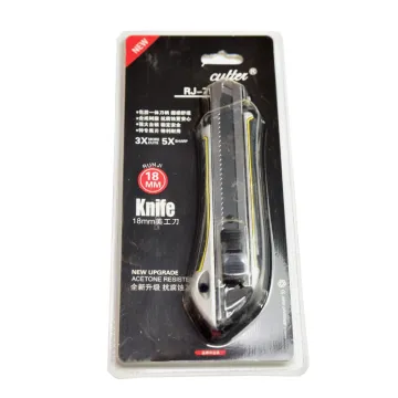 Safety Retractable Box Cutter - Professional 18MM Utility Knife
