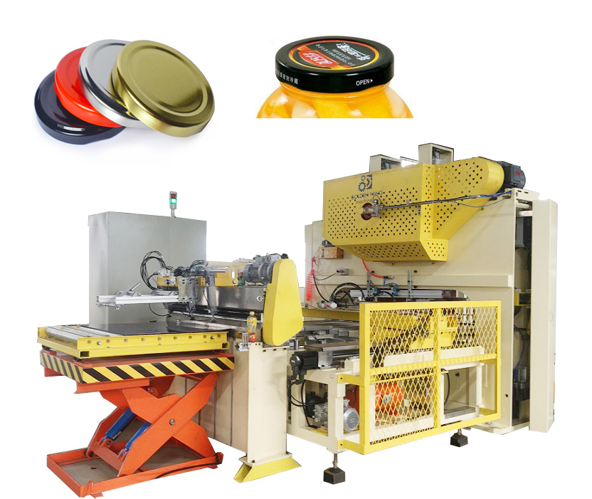 Glass lid Twist off cap Machines Production Line