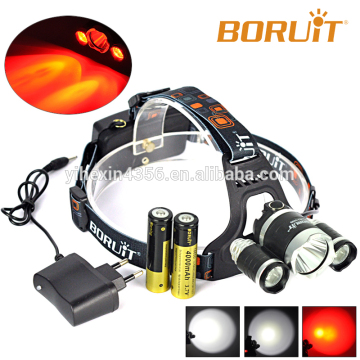 BORUIT RJ-3000 Powerful Red Light Headlamp for Hunting