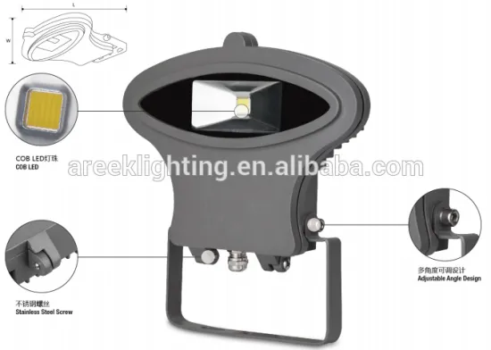 50W Outdoor LED Flood Light High Power Aluminum Alloy with CE,RoHS,SAA,CB,UL,TUV,CQC Certification