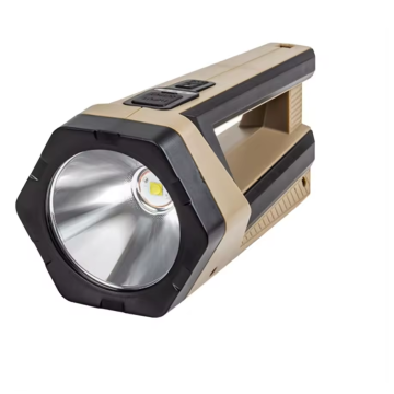 Hochleistungstragable Suchscheinwerfer mit COB -Technologie, Seitenlicht, Mückenschutz, Stromanzeige und wiederaufladbarer LED -Taschenlampe