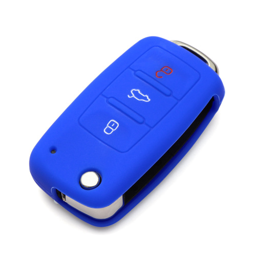 High-quality silicone car key cover for volkswagen skoda