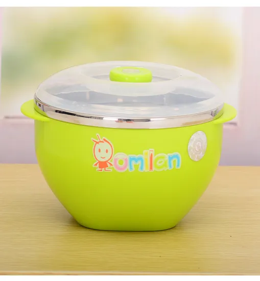 Good Quality Blue/Pink Best Selling Children Stainless Steel Bowl