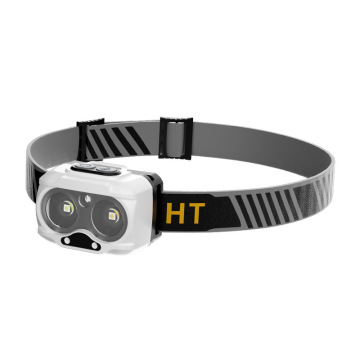 Waterproof COB LED Headlamp with Type-C Charging and Intelligent Sensing for Camping