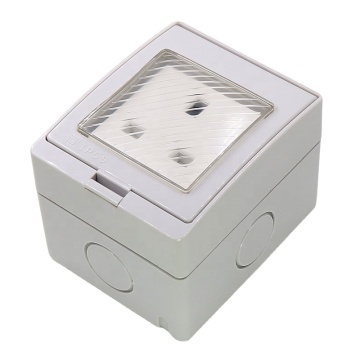 BS-Style Waterproof Socket IP55: Ideal for Bathroom, Balcony, and Outdoor Wall Installation
