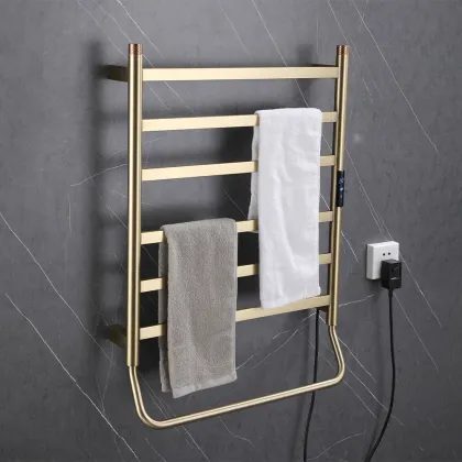 Smart Heated Towel Rack - Electric Towel Drying Rack for Bathroom