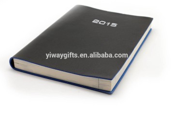 Personalised soft cover leather bound diary